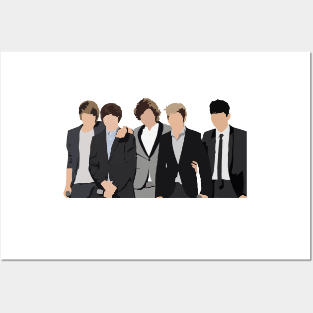 Boy Band Wall Art by ActualFactual